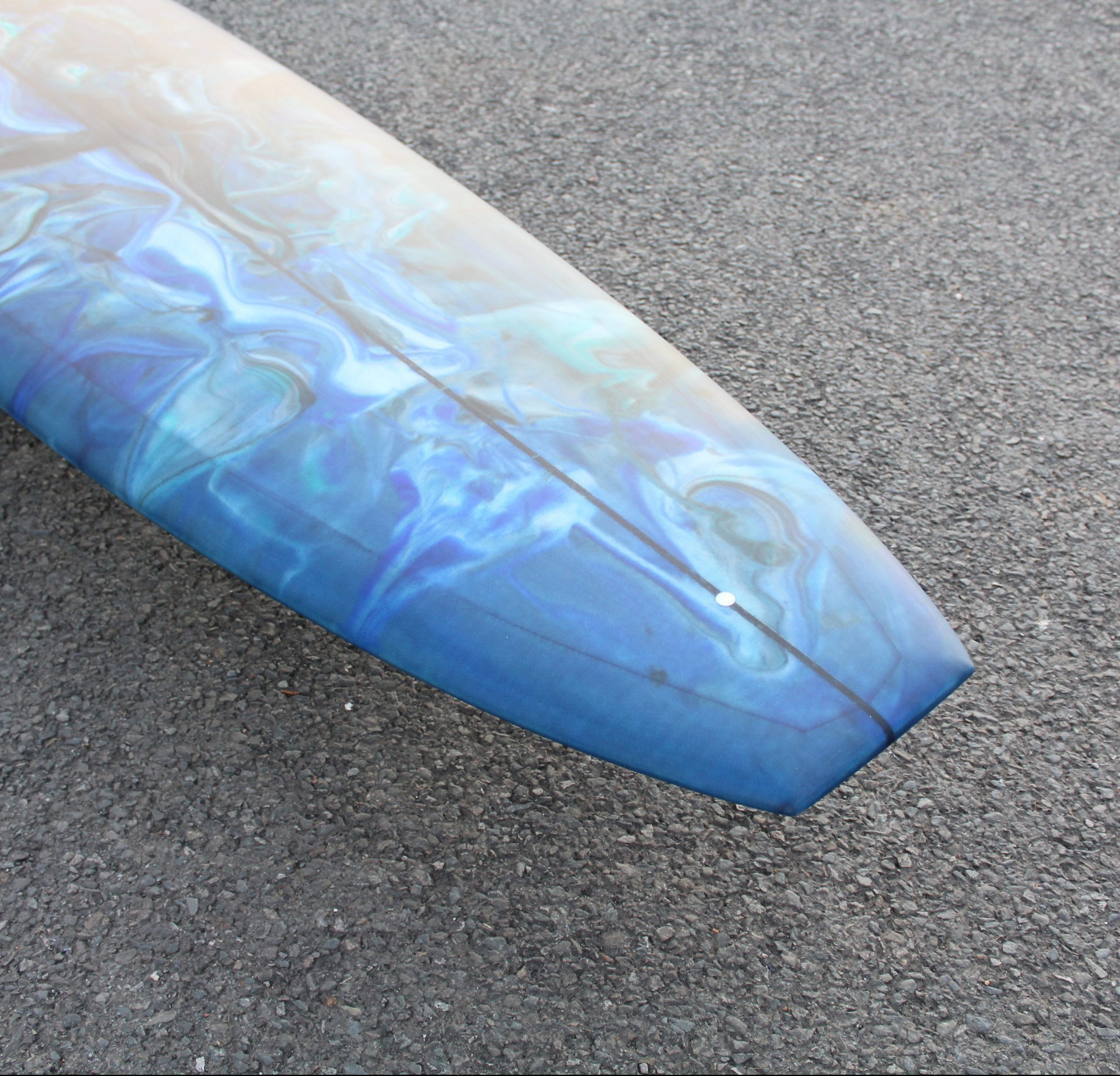 10’6 Glider Surfboard Singlefin Longboard